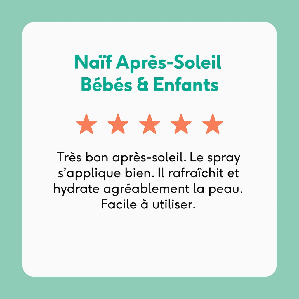 Naïf - Spray après-soleil Baby &amp; Kids