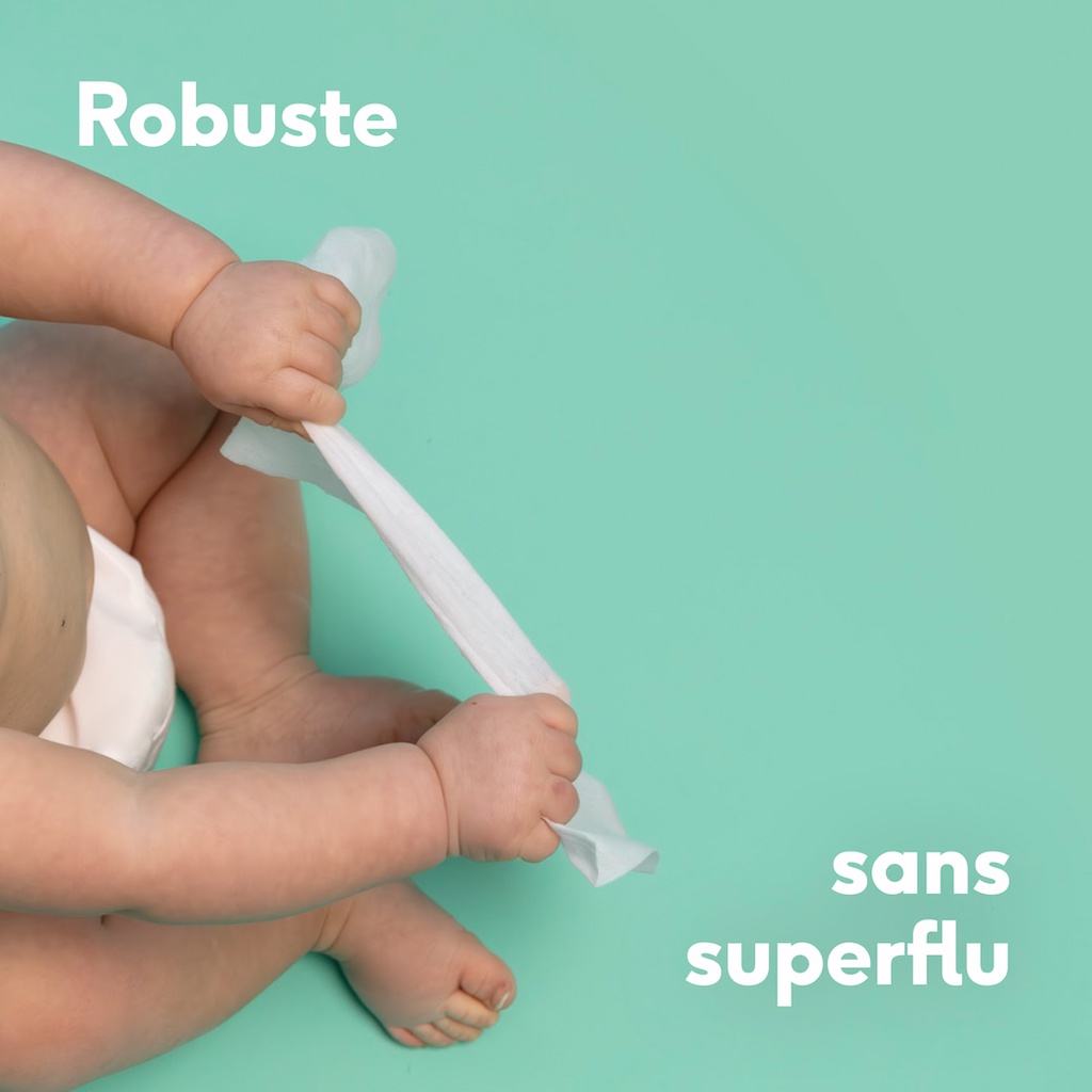 Naïf - Lingettes à l'eau (3x54 lingettes)