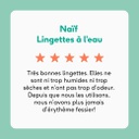 Naïf - Lingettes à l'eau (3x54 lingettes)