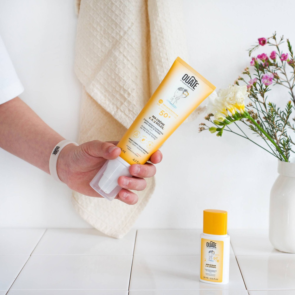 Ouate - Ma crème 1,2,3 soleil SPF50+ 125ml