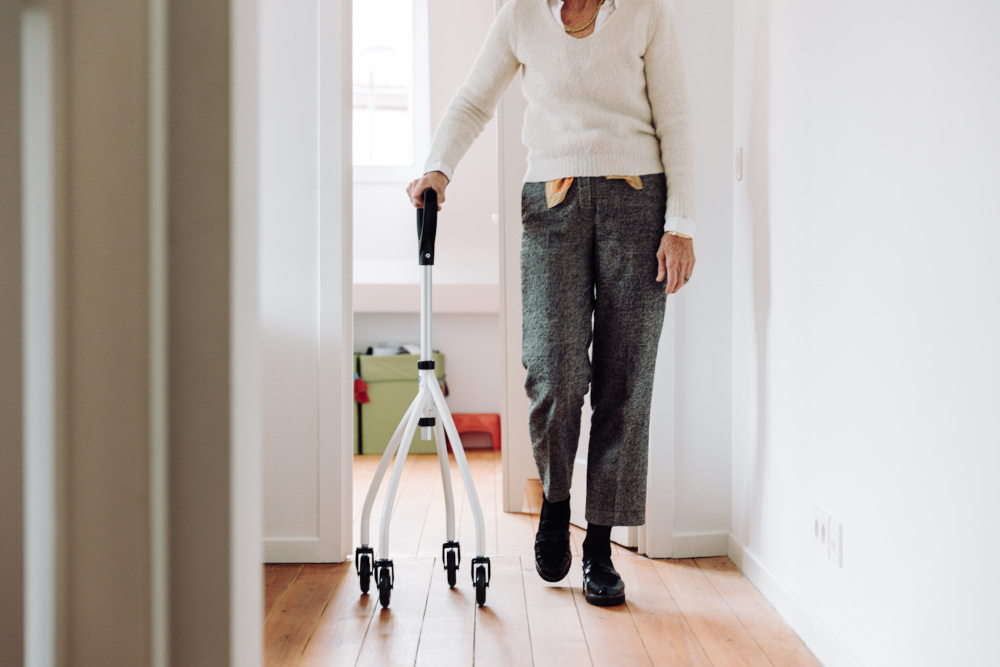 Wheeleo® déambulateur à une main