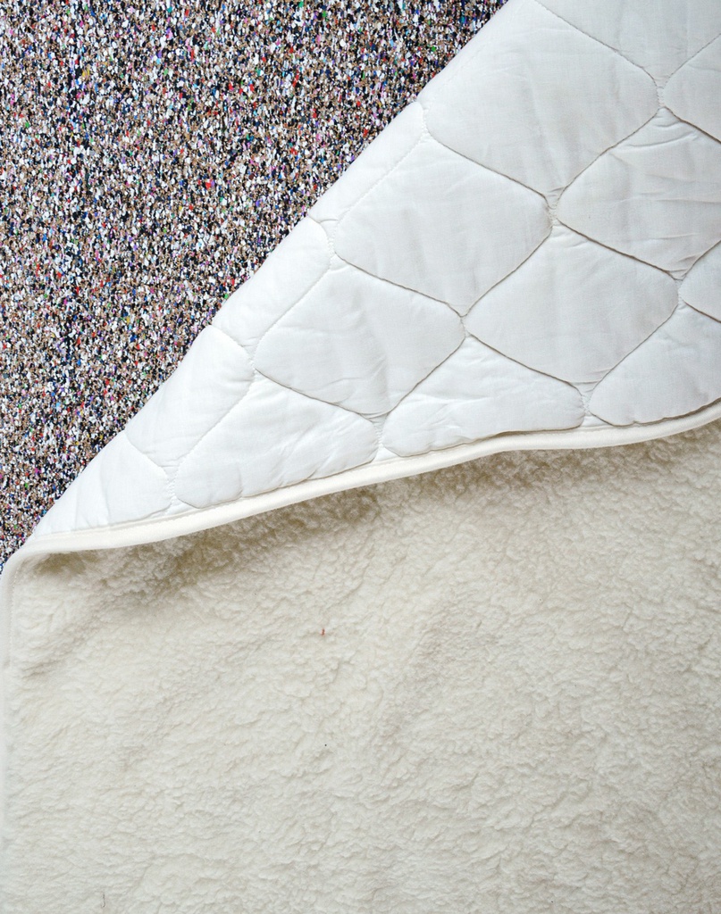 Sur-tapis de yoga en laine mérinos