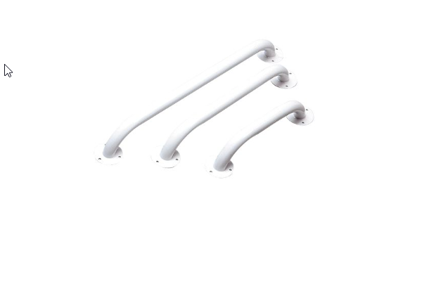 Barre acier époxy blanc - 45,7cm