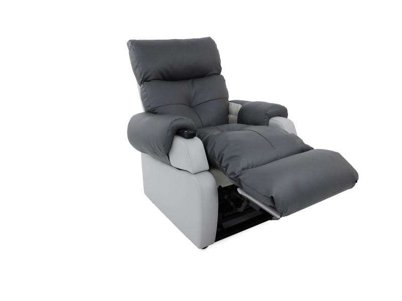 Fauteuil releveur COSY XXL - Beton/Anthracite