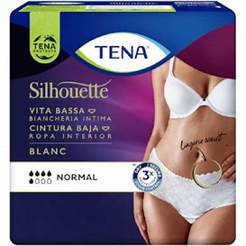 [795512] TENA Silhouette Normal Blanc, protège-slips (M)