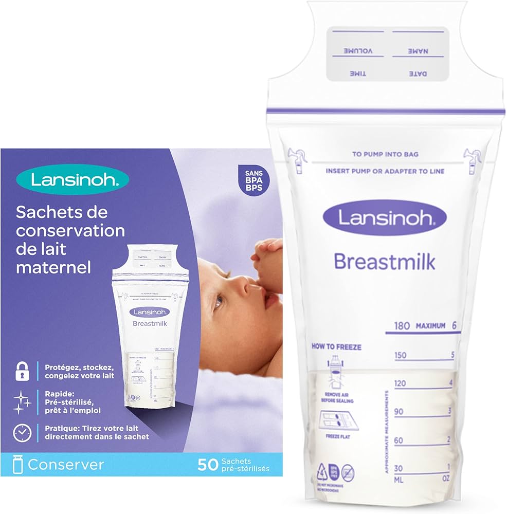 Lansinoh - Sachets de conservation de lait maternel