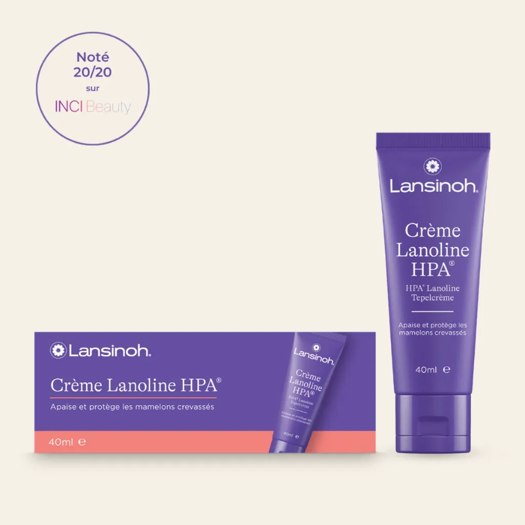 Crème lanoline HPA pour mamelons 40ml