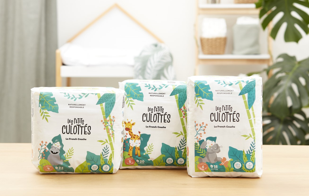 Pack couches écologiques – Les Petits Culottés – 4 tailles au choix