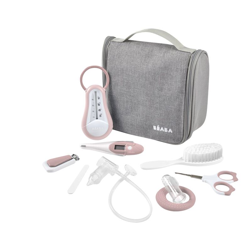 [920382] Trousse de toilette nomade Béaba (Vieux rose)