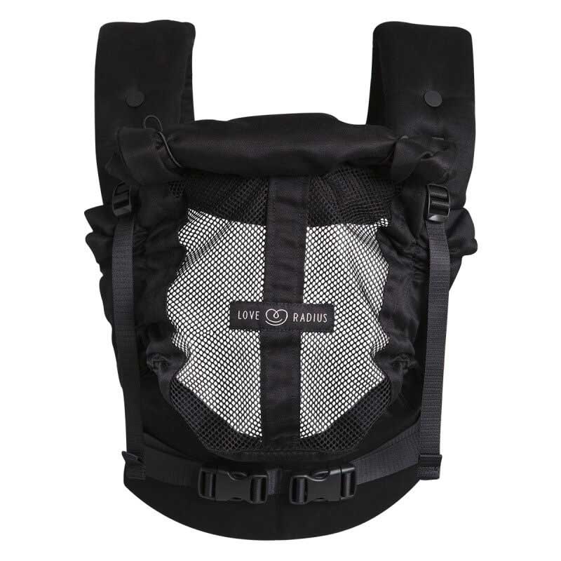 [PCV2-10] Porte-bébé PhysioCarrier V2 - Love Radius (Black)