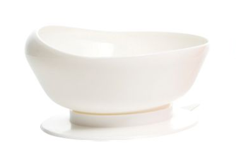 Bol à ventouse blanc
