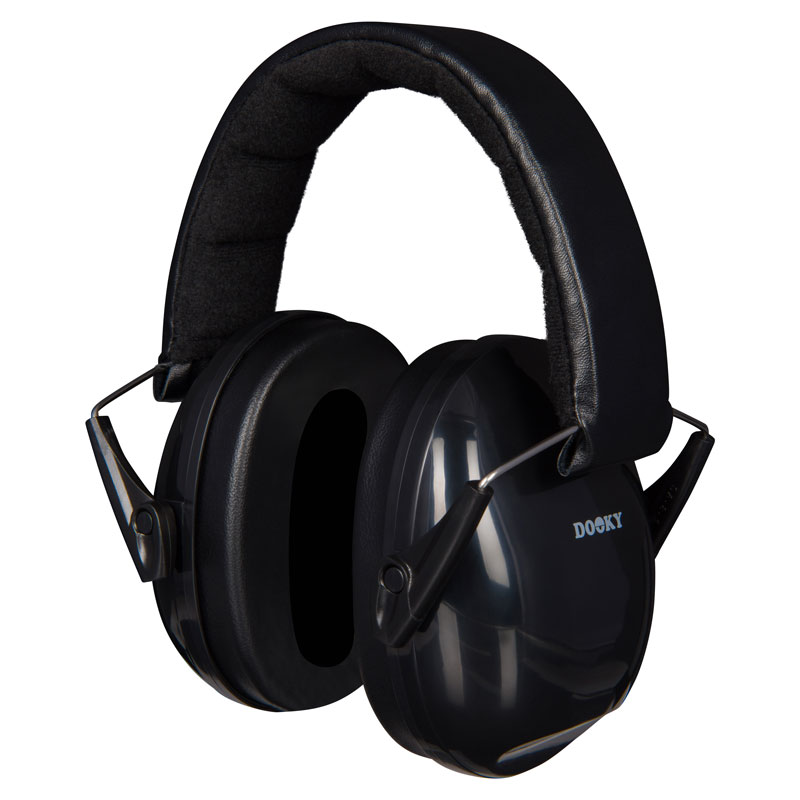 [X3001122] Casque anti-bruit junior Dooky (3 ans et +) (Noir)