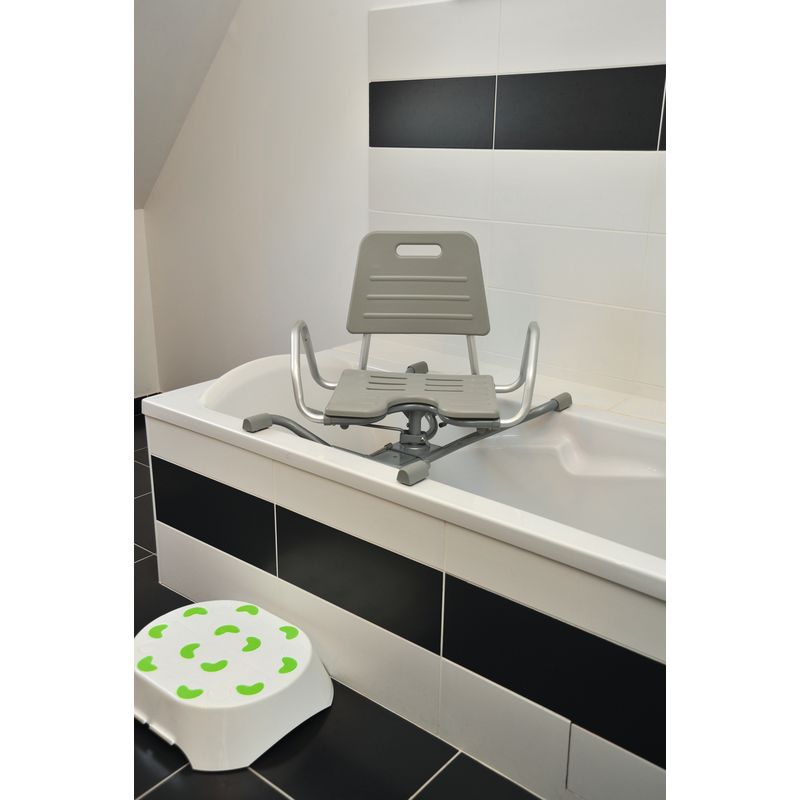 [989.007] Siège de bain pivotant avec accoudoirs CAP VERT
