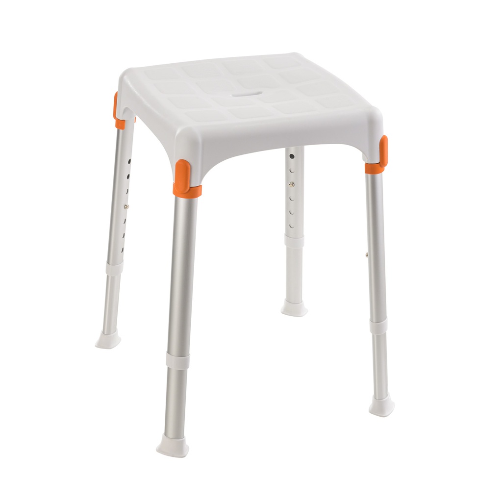 [982.113] Tabouret de douche carré réglable Gcare Home Banco