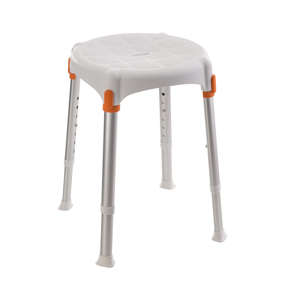 [982.117] Tabouret de douche rond réglable Gcare Home Bello