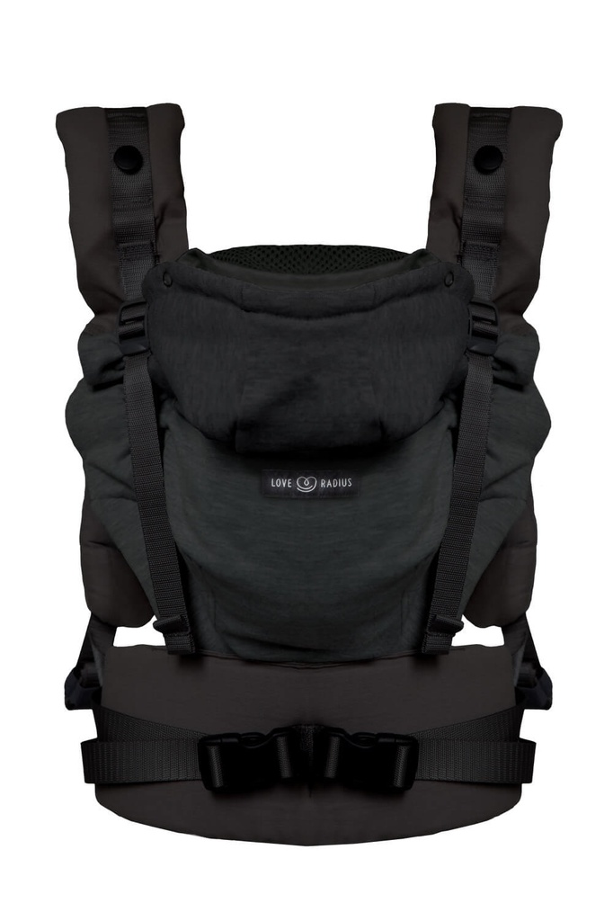 [HCV2-10] Porte-bébé HoodieCarrier V2 Love Radius (Black Forest)