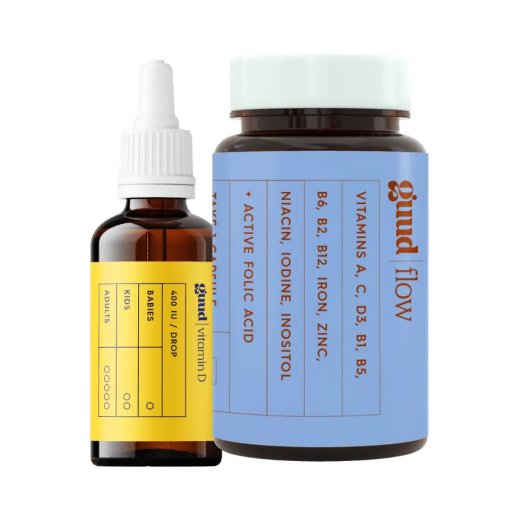 [Guud_Flow+Vit.D] Guud - Pack Post-partum (Flow + Vitamines D)