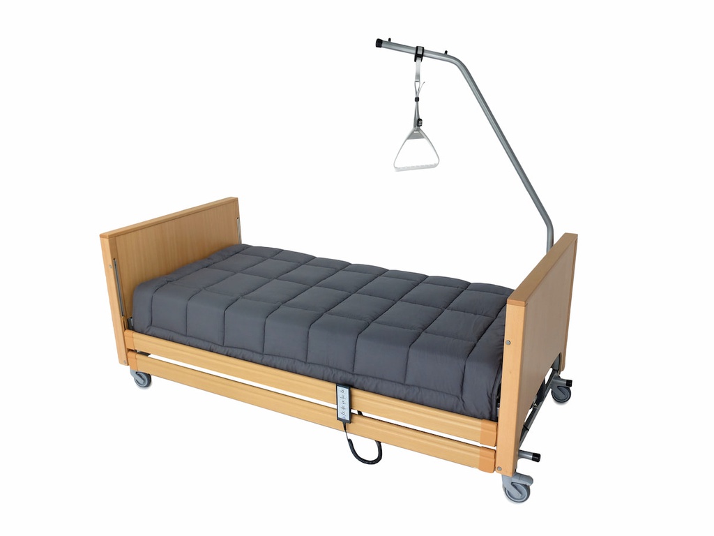 [2838.301] Lit électrique Classique Plus (90x200 avec butée) (Hêtre)