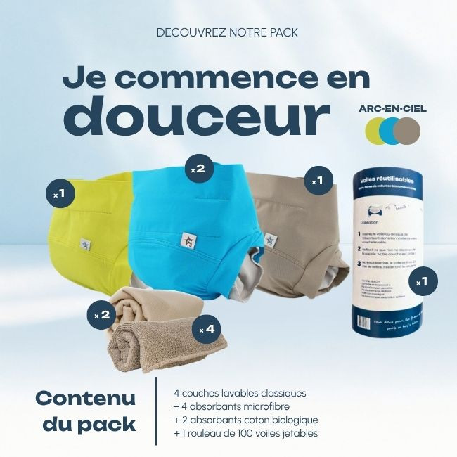 [HAMPACKDOUCS] Hamac - Pack "Je commence en douceur" Mixte (S (3-7 kg))