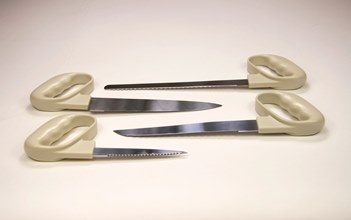 [AA5240Y] Couteau ergonomique Reflex dents de scie 12 cm
