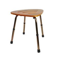 [982.118] Tabouret de douche de coin Bamboo